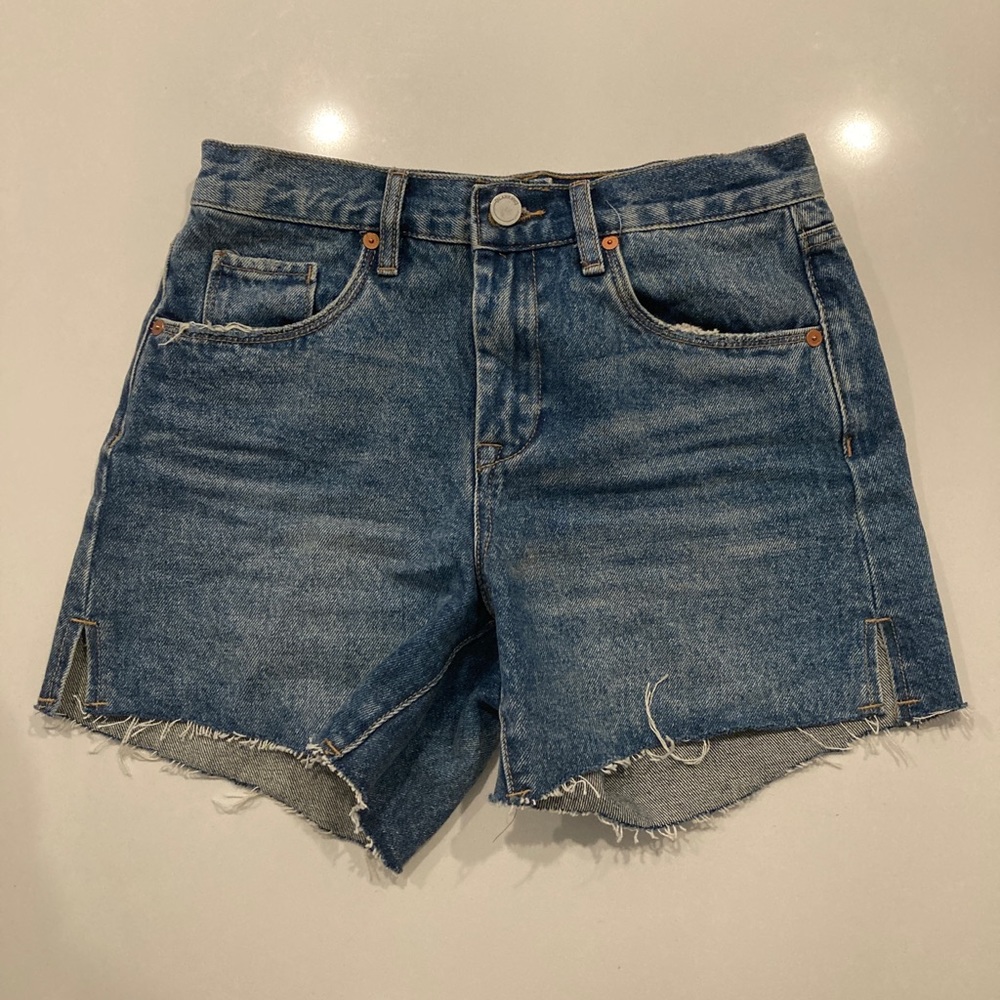 BLANK NYC Denim Mom Shorts